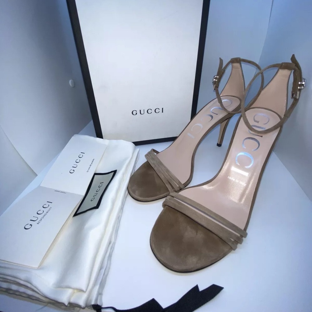 Gucci Authentic Women’s Sandal Suede, Size-US9